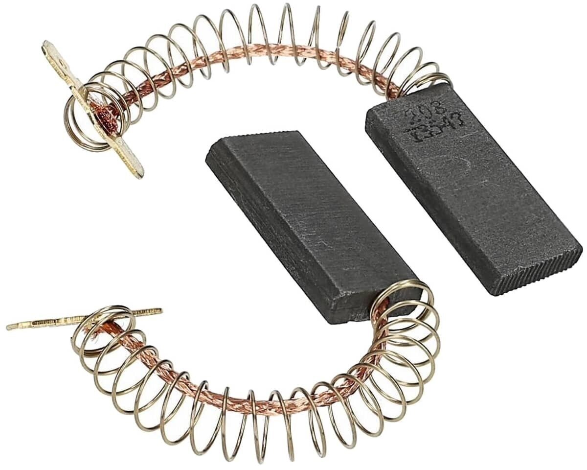 Угольные щетки электродвигателя 5x12,4x36мм с пружиной, сэндвич, 2 шт. для Bosch, Siemens, С036 - 18