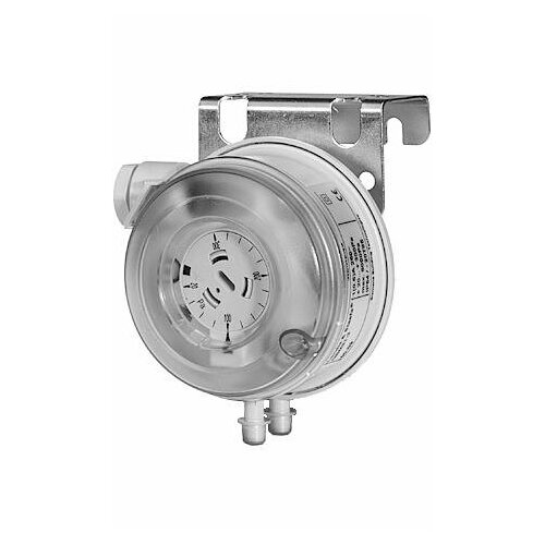 Датчик-реле Siemens перепада давления по воздуху QBM81-10 на диапазон 100-1000 Па, перекидной контакт