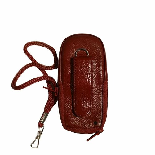 Кожаный чехол для телефона Siemens A65 "Alan-Rokas" серия "Absolut" (Красный) натуральная кожа