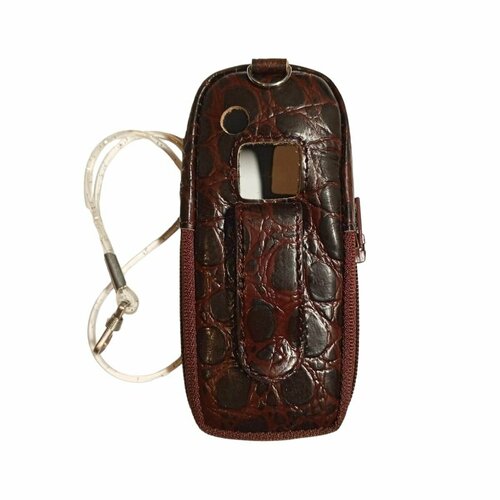 Кожаный чехол для телефона Siemens CX75 "Alan-Rokas" серия "Absolut" (бордовый) натуральная кожа