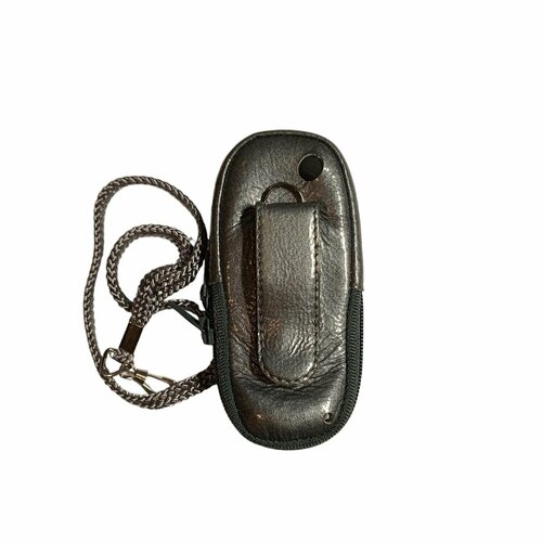 Кожаный чехол для телефона Siemens C55 "Alan-Rokas" серия "Absolut" (серый) натуральная кожа