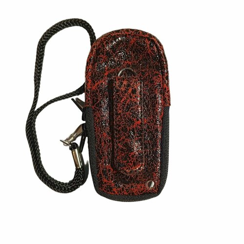 Кожаный чехол для телефона Siemens C60 "Alan-Rokas" серия "Absolut" (бордовый) натуральная кожа