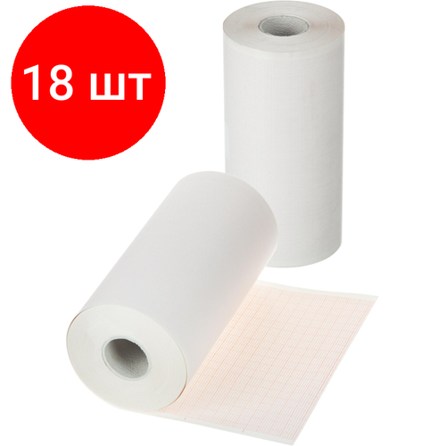 Комплект 18 рул, Бумага для ЭКГ SIEMENS Cardiostat 31 S 104х30, /711840/