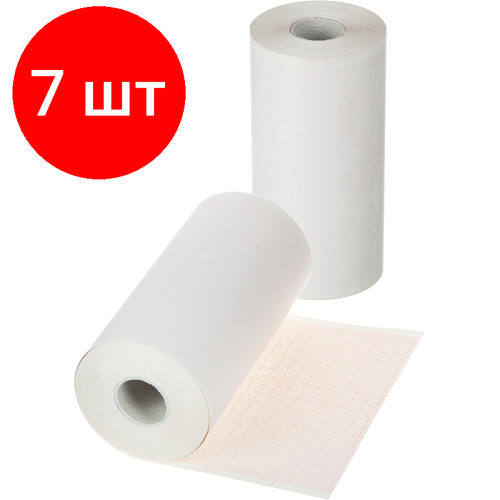 Комплект 7 рул, Бумага для ЭКГ SIEMENS Cardiostat 31 S 104х30, /711840/