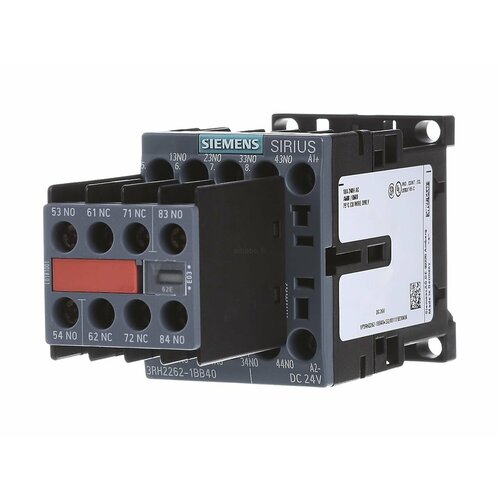 Вспомогательное реле 0V AC 24VDC 2NC / 6 NO 3RH2262-1BB40 – Siemens – 4011209848498