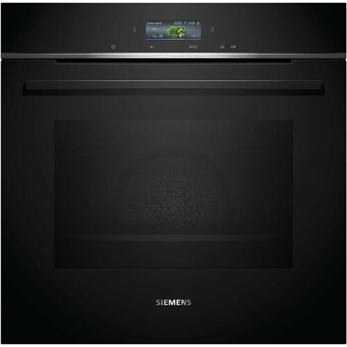 Электрический духовой шкаф SIEMENS HB774G1B1, voice control, черный