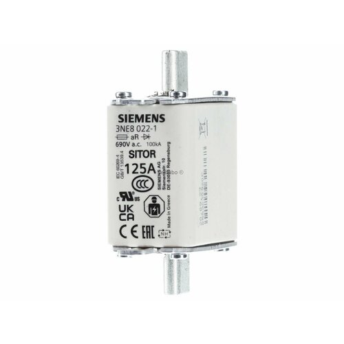 Предохранитель низкого напряжения HRC NH00 125A 3NE8022-1 – Siemens – 4011209316768