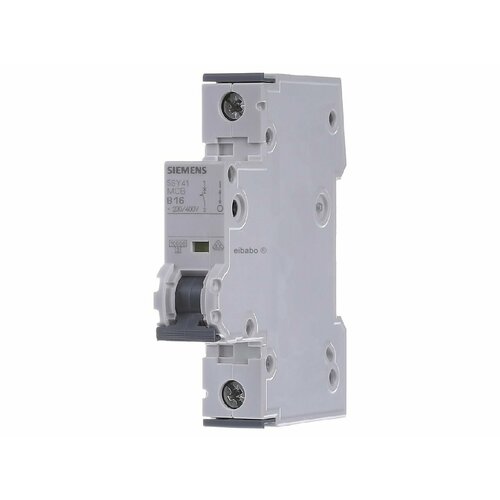 Миниатюрный автоматический выключатель 1-полюсный B16A 5SY4116-6 – Siemens – 4001869181219