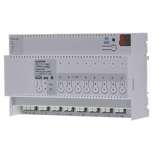 Исполнительный механизм KNX, 8 каналов 5WG1511-1AB02 – Siemens – 4001869393339