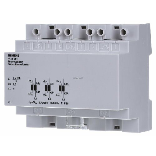 Измерительный трансформатор тока 100 / 5А 7KT1201 – Siemens – 4001869197319