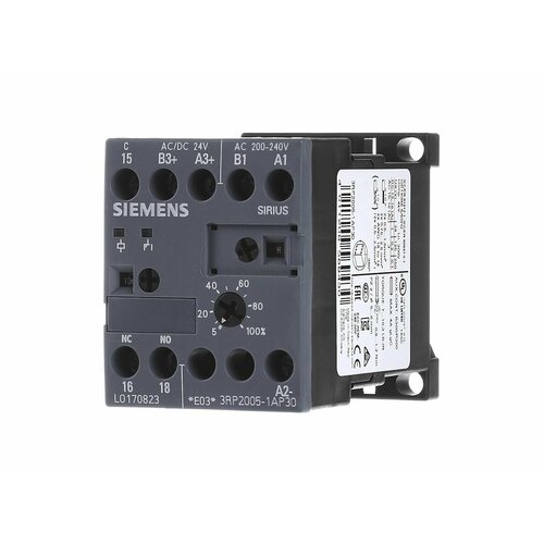 Реле времени 0,05 . 360000 с AC 24 В DC 24 В 3RP2005-1AP30 – Siemens – 4011209569430