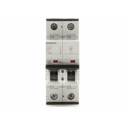 Автоматический выключатель C1A, 2-полюсный 5SY4201-7 – Siemens – 4001869181578