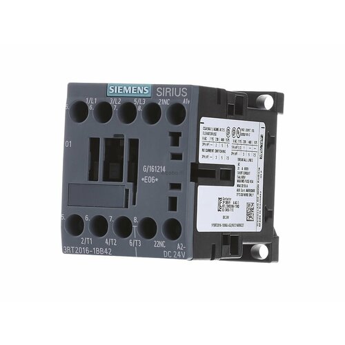 Магнитный контактор 9A 24VDC 3RT2016-1BB42 – Siemens – 4011209784956