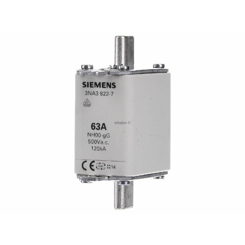 Предохранитель низкого напряжения HRC NH00 63A 3NA3822-7 – Siemens – 4001869071084