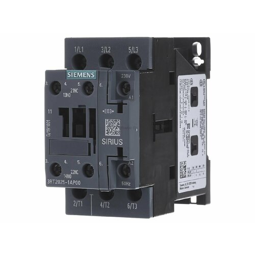 Магнитный контактор 17A 230V AC 0VDC 3RT2025-1AP00 – Siemens – 4011209832268
