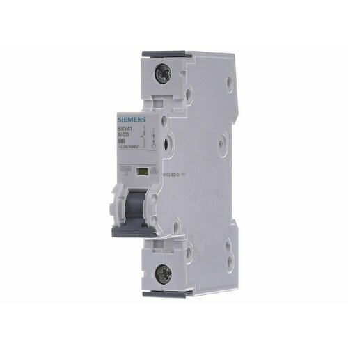Миниатюрный автоматический выключатель 1-полюсный B6A 5SY4106-6 – Siemens – 4001869181189