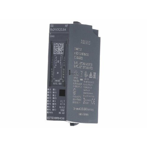 Цифровой модуль Fieldbus 0 In / 8 Out 6ES7132-6BF00-0CA0 – Siemens – 4025515081999