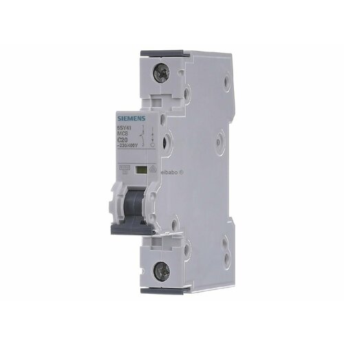 Миниатюрный автоматический выключатель 1-полюсный C20A 5SY4120-7 – Siemens – 4001869181400