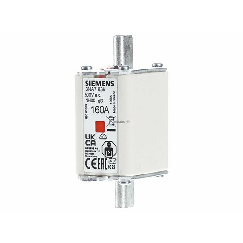 Предохранитель низкого напряжения HRC NH00 160A 3NA7836 – Siemens – 4001869071749
