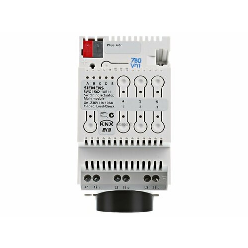 Исполнительный механизм KNX 3-кратный 5WG1562-1AB11 – Siemens – 4001869395944