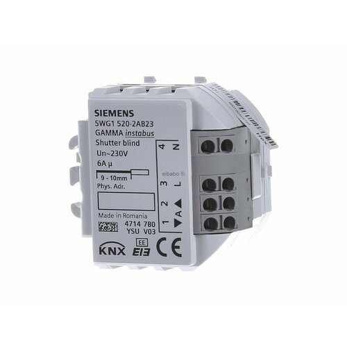 1-кратный привод Sunblind для домашней автоматизации KNX 5WG1520-2AB23 – Siemens – 4001869436371