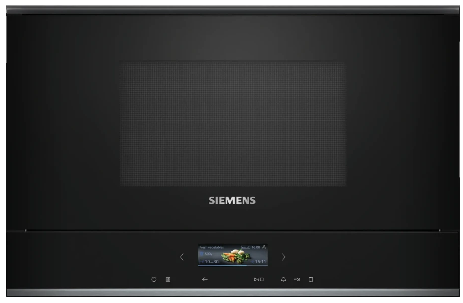 Встраиваемая микроволновая печь Siemens BF722R1B1 черный