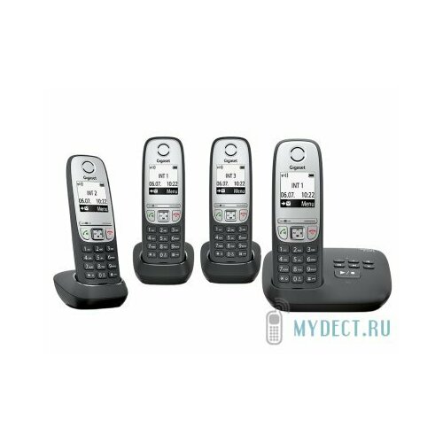 Радиотелефон с 4-мя трубками Siemens Gigaset A415A Quattro