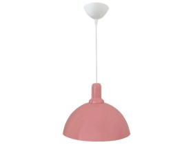 Светильник подвесной Е27 15Вт металл/розовый/шнур/белый/без ламп APEYRON