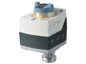 Электромоторный привод SAS61.03 производства Siemens для седельных клапанов, 400 Н, 0-10 В, 30 сек., AC/DC 24 В