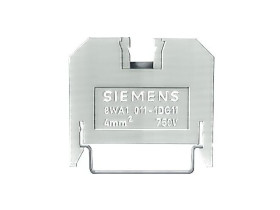 Клеммник для установки на DIN- рейку 4мм. кв. (синий) Siemens, 8WA10111BG11