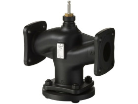 Регулирующий клапан VVF42.40-25 производства Siemens, 2-х ходовый, cедельный, PN16, DN40, Kvs25