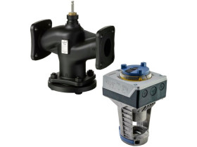 Комплект клапан+привод Siemens RU5:VA_319.00_32 Клапан VVF42.32-16 + Привод SAX319.00
