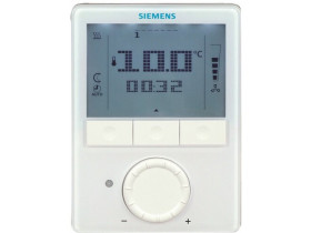 Термостат RDG160T производства Siemens накладного монтажа с расписанием для водяного теплого пола