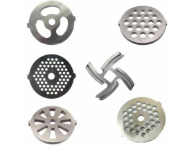 Комплект из пяти решеток и ножа для мясорубки Siemens