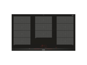 Встраиваемая индукционная варочная панель SIEMENS EX975LXC1E iQ700, 51x912x520 5 зон готовки 17 уровней мощности PowerMove FlexInduction FryingSensor