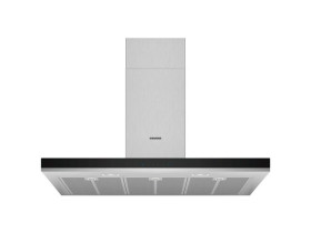 Пристенная вытяжка/рециркуляция SIEMENS LC97BHM50B IQ300 90см max-739/499 м3/час в режиме выт./рец. 65-72Дб 3+1 скорости черный TouchControl