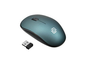 Беспроводная мышь Oklick 515MW черный/зеленый оптическая (1200dpi) беспроводная USB (2but)